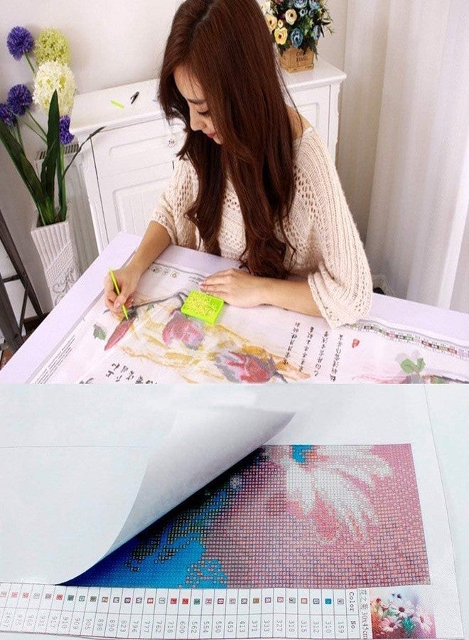MATSON DIY 5D Diamond Painting Kits Flower for Adults Diamond Art of Life Diamond Painting Full Drill Crystal Rhinestone Embroidery Craft Kits for Home Wall Decor Gifts, 40 * 30 CM (Flower) - Image 2